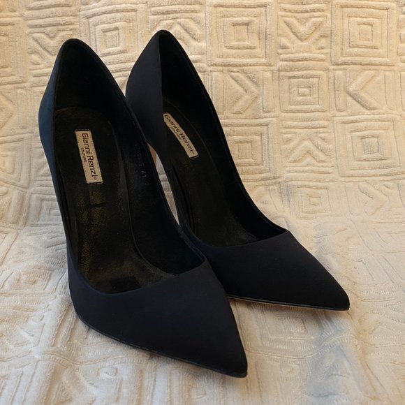 GIANNI RENZI BLACK PUMPS CD 1493QS. SIZE 41 EU - Picture 3 of 9